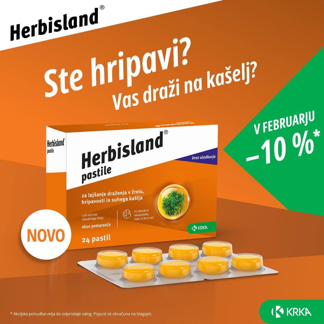 Herbisland pastile akcija februar 2026
